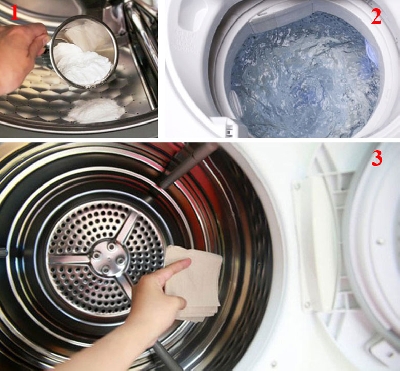 Dùng baking soda vệ sinh lồng giặt dễ dàng - ều cần thiết, để loại bỏ cặn bột giặt, nấm mốc.

1Vì sao nên vệ sinh máy giặt bằng baking soda?
Baking soda hay còn gọi là muối nở, thuốc muối, thường dùng trong chế biến thực phẩm như máy 