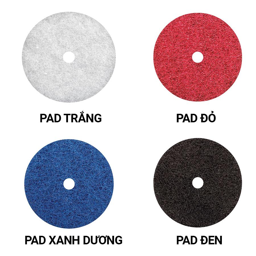 Kinh nghiệm lựa chọn pad cho máy chà sàn